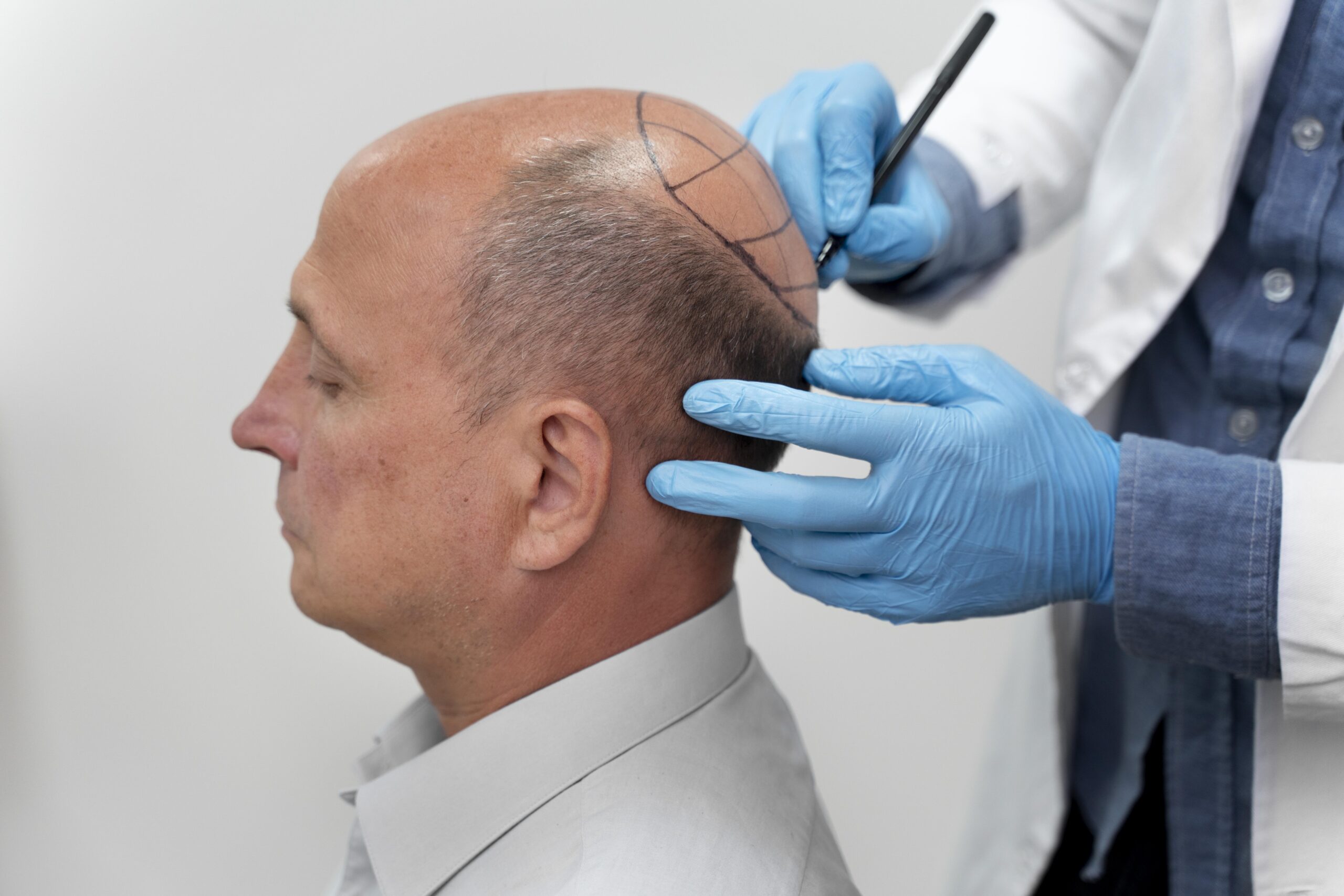mature-man-going-through-follicular-unit-extraction-process